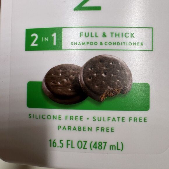 Girl Scouts NATIVE (2-In-1) Full & Thick Shampoo&Conditioner~16.5 Thin Mints - Picture 2 of 4
